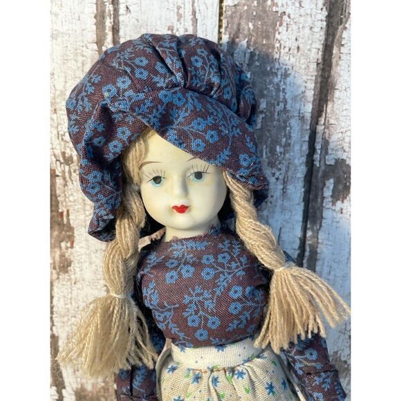 Vintage Porcelain Prairie Doll Made in Taiwan - Picture 1 of 5